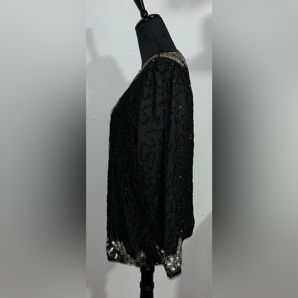 Style N Design Vintage Beaded Sequin Jacket Women’s Size Medium New With Tags - Picture 3 of 10